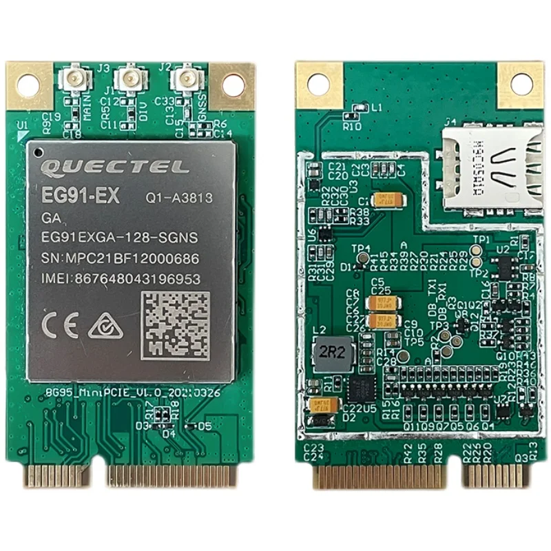 

Quectel EG91-EX MINI PCIE Module with Nano SIM Card slot LTE Cat1 IoT module for EMEA