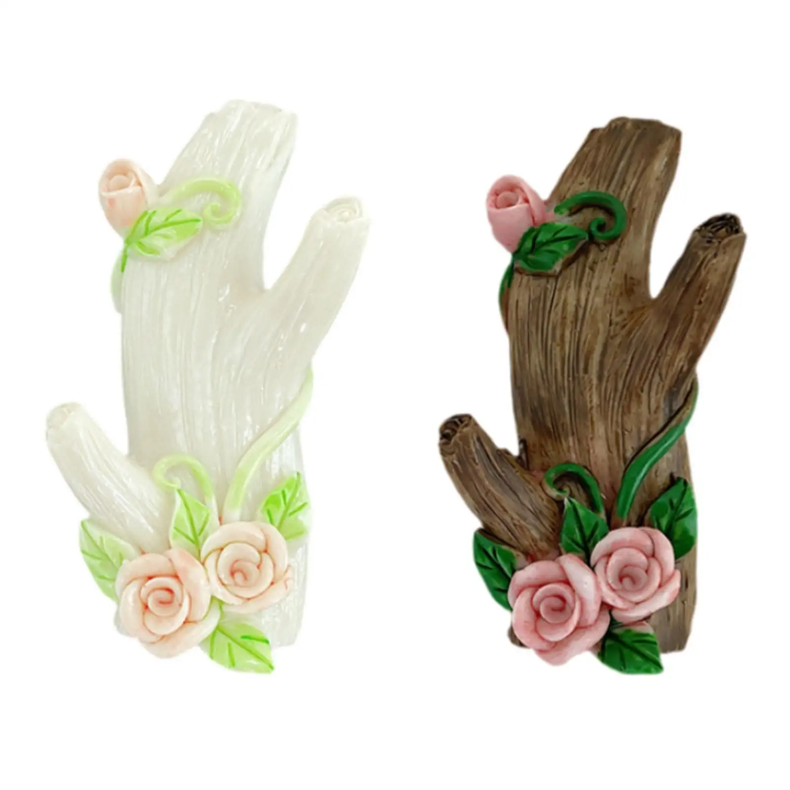 Resin Wall Hook Simulated Tree Branch Home Decoration Home Storage Multiuse Hat Hook for Entrance Living Room Dorm Hat Backpack