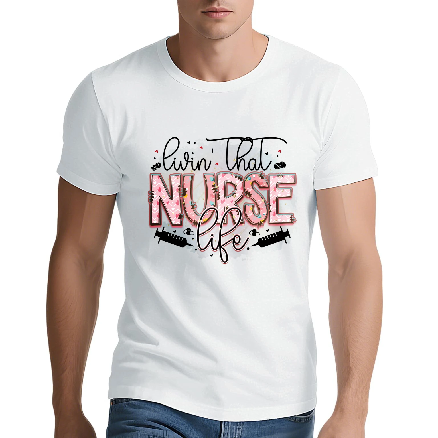 Men's t-shirts 2025 New Men's clothing Running top football t shirt Basic plain t-shirt Summer Graphic Printed Y2k tops sports