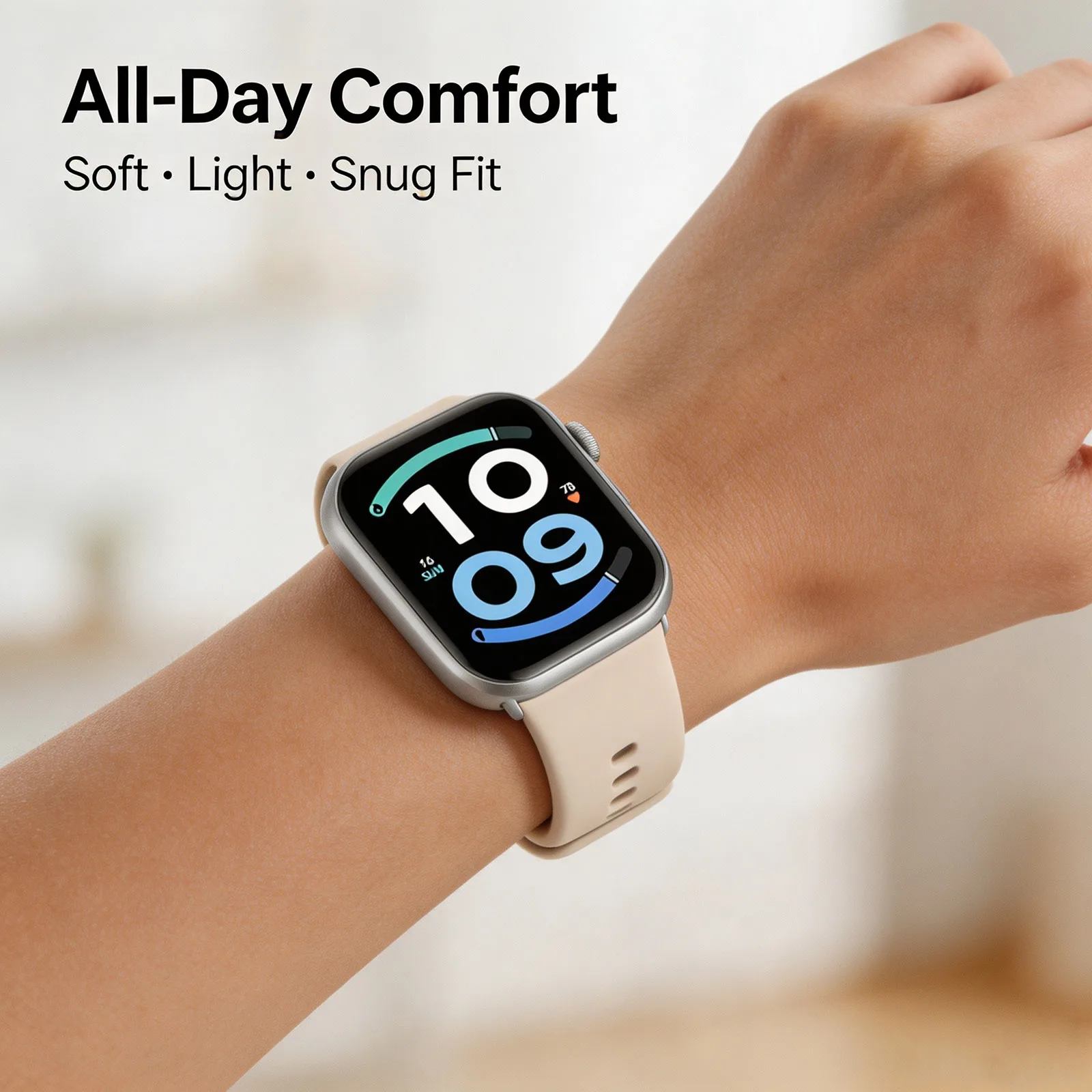 Silicone Strap For Redmi Watch 6 Active 6Lite 6 5 4 Sport Strap Bracelet Correa For Mi Band 10/9/8 Pro Wristband Accessories - view 6