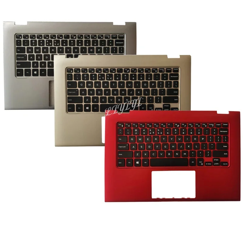 New US/Thai  laptop Keyboard for Dell inspiron 13 7000 7347 7348 7359 0T7RY5 07TWTX 0CH35F  0VVGF7 palmrest upper cover