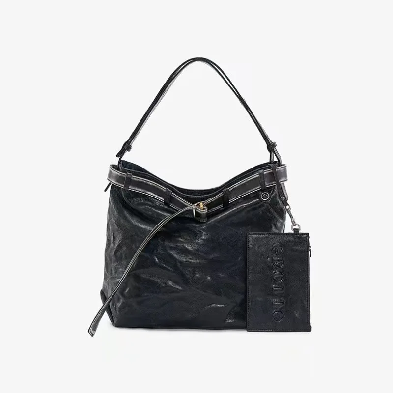 

GROTTO new stray bag small size mother bag, women's casual tote bag, business commuting shoulder crossbody bag, handbag