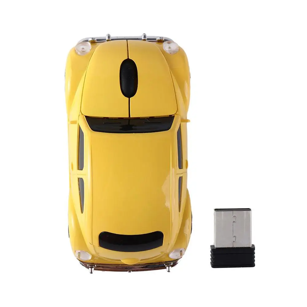 Car Shape Wireless Mouse Wireless 1000DPI Computer Mouse AAA Batteries Power with Receiver Ergonomic 2.4GHz Mouse