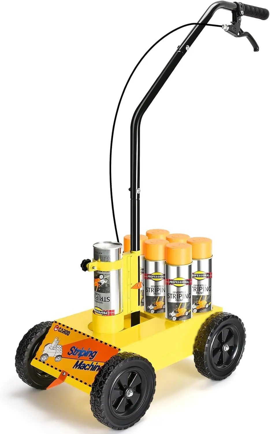 

Профессиональная машина для разметки парковок с обратным распылением краски для быстрой и точной разметки в желтую полоску