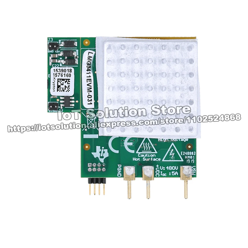 LMG3411EVM-031 LMG3411R150 600-V 150-mΩ GaN with cycle-by-cycle overcurrent protection half-bridge daughter card LMG3411EVM 031