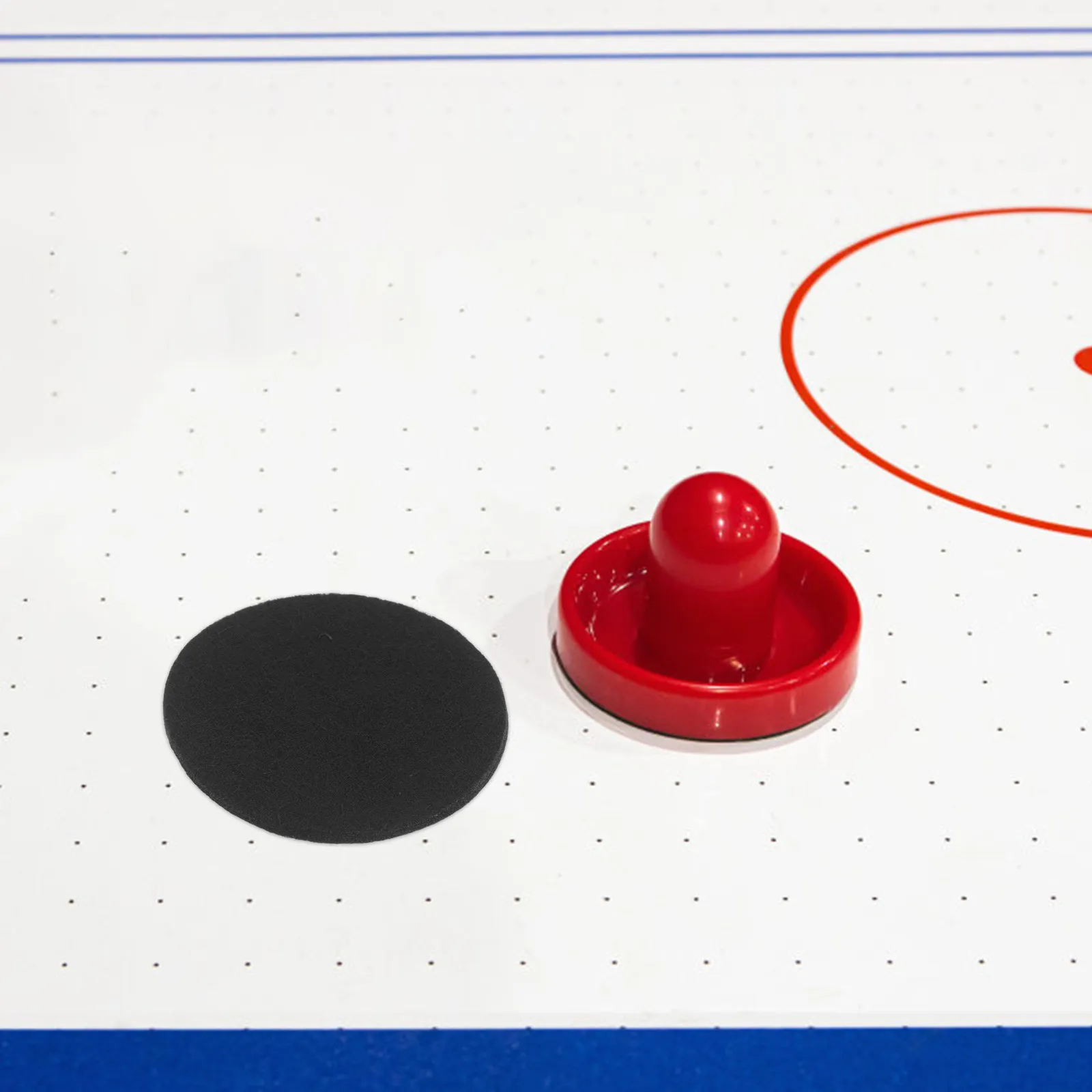 

12Pcs Air Hockey Mallet Pads Polyester Replacement 2.32 Inch Self Adhesive Fabric Patch Smooth Gameplay Table Hockey Accessories