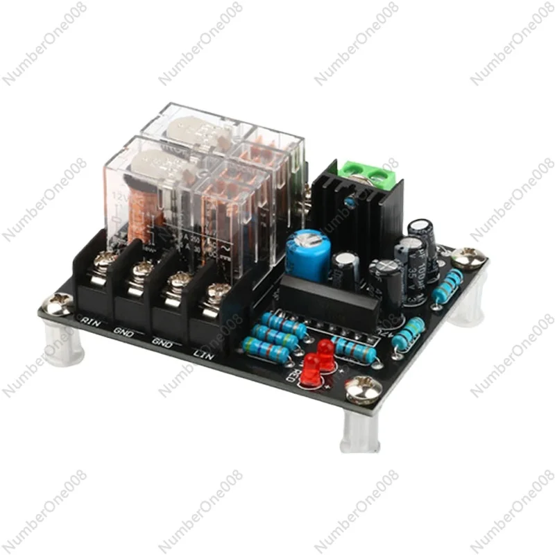 

Универсальная плата защиты динамиков с UPC1237, двойным реле и изолированным источником питания для большинства усилителей