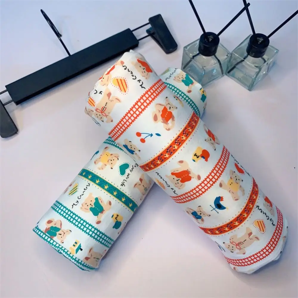 

Sweet Animal Pajamas Pants Nightwears Stripe Sleepwear Pants Women High Waist Loose Bear Pajamas Sleepwear