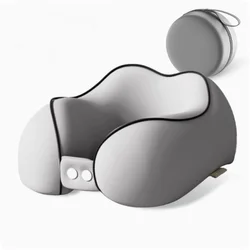 Airplane Travel Neck Pillow Cervical Vertebra Travel Portable Outdoor Camping U Type Of Pillow With Storage Bag Trip Supply