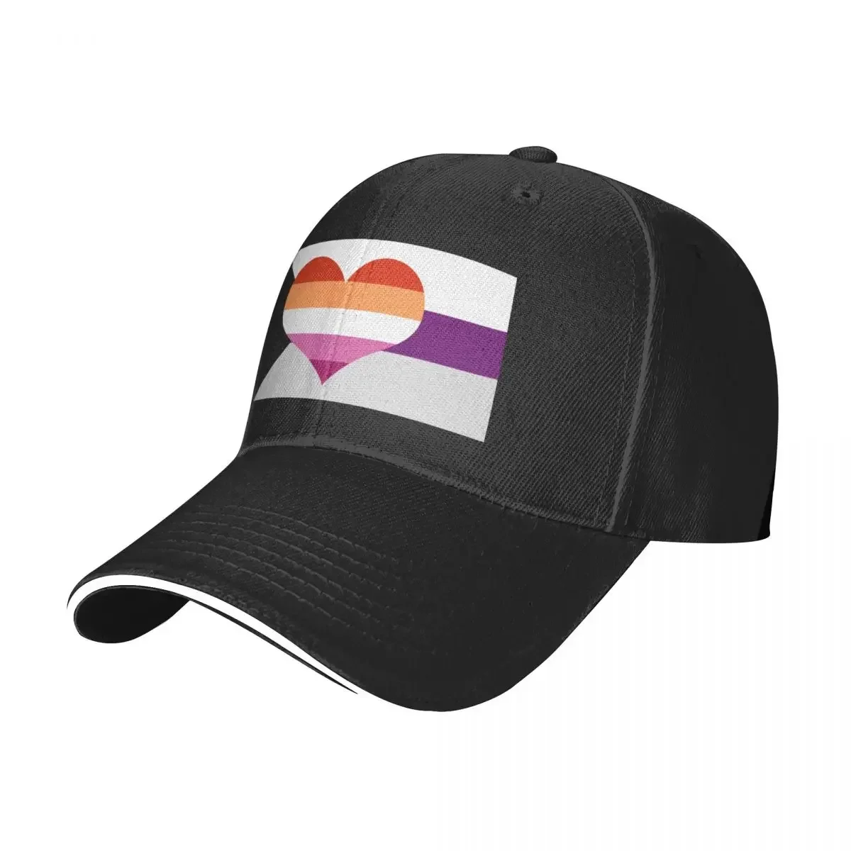 Demisexual Lesbian Pride Flag Baseball Cap funny hat Brand Man cap Hat Beach black Caps For Men Women's