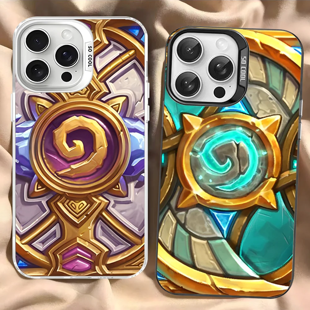 Game H-Hearthstones Phone Case For iPhone 16 15 14 13 12 11 Pro Max X XR XSMAX Matte Shockproof Back Cover