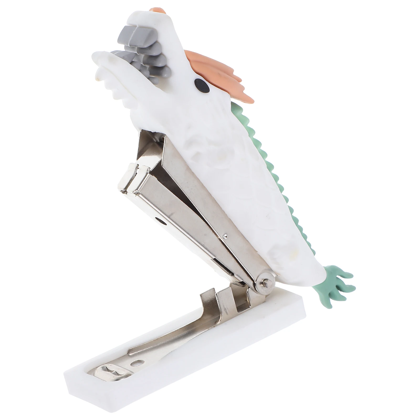 دباسة مكتبية لطيفة على شكل تنين صغير من الفولاذ المقاوم للصدأ بتصميم كرتوني محمول للطلاب وإكسسوارات مكتب الأطفال #1