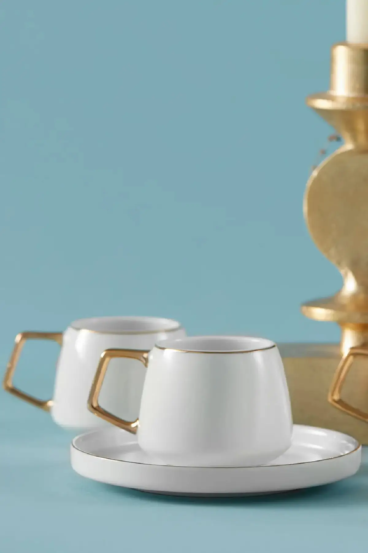 DOLBOVI Saturn 6 person coffee cup set 90 ml Gold