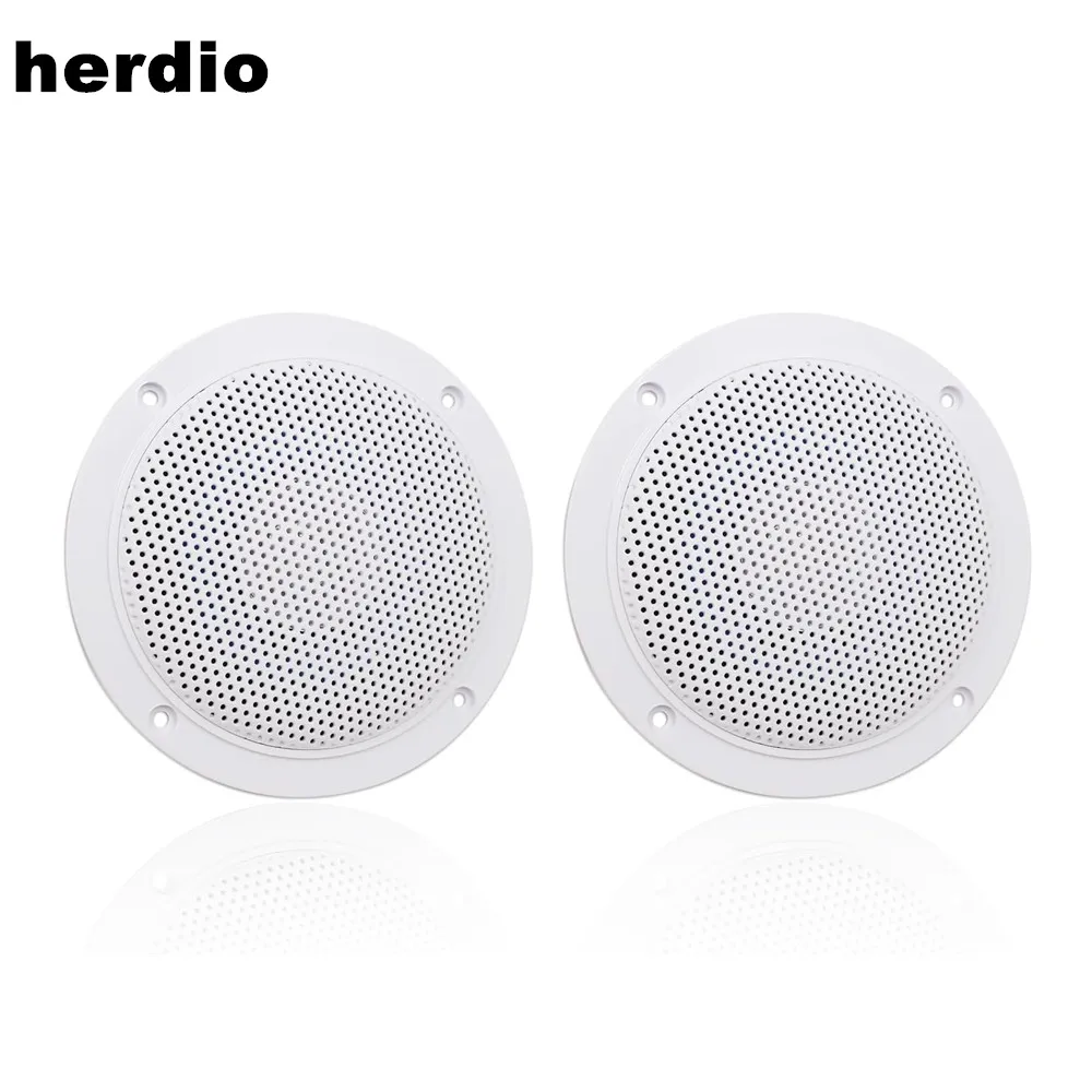 4 Inch 160W Marine Waterproof Celling Speakers Motorcycle For ATV UTV Golf Boat SPA UV-Proof Outdoor Music Speaker Dropshipping