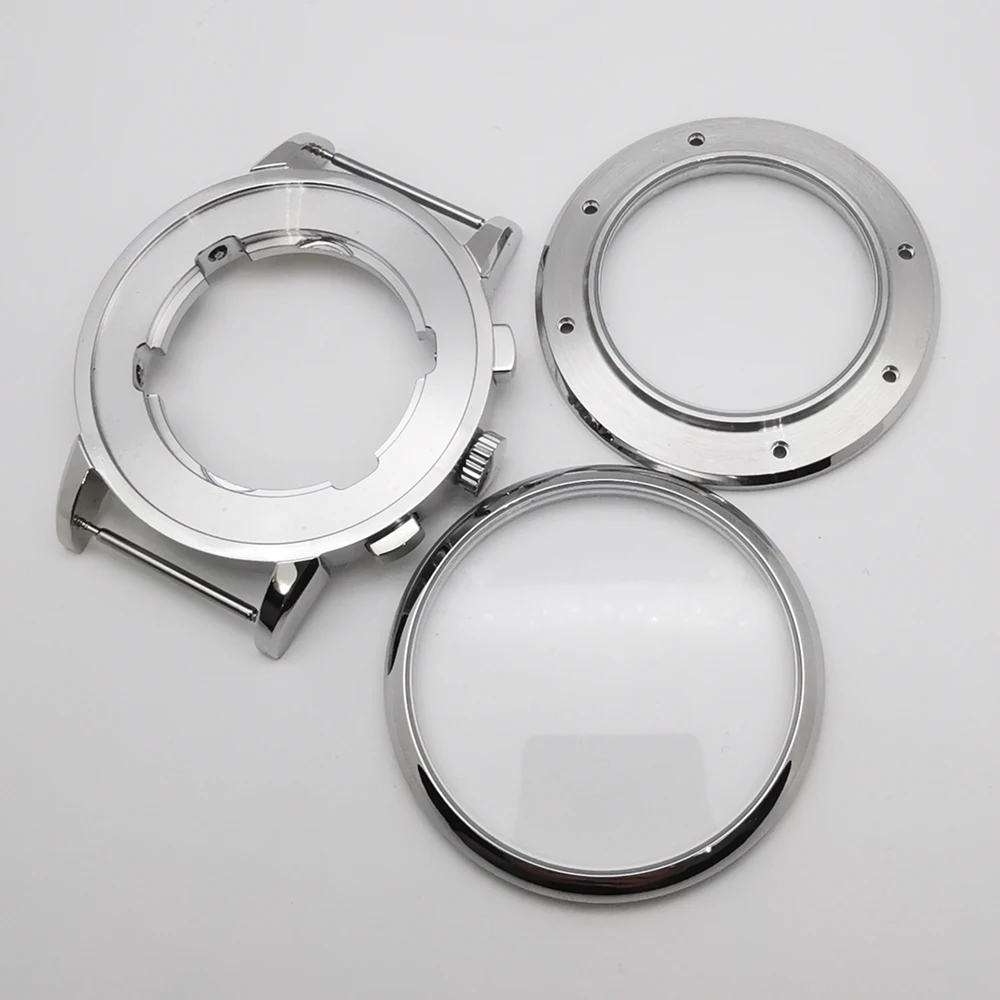 

42mm mens watch case fit ST1655 automatic movement