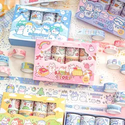 20 Rolls/Box Cartoon Animal Washi Tape Set Handbook DIY Decorative Sticker Scrapbook