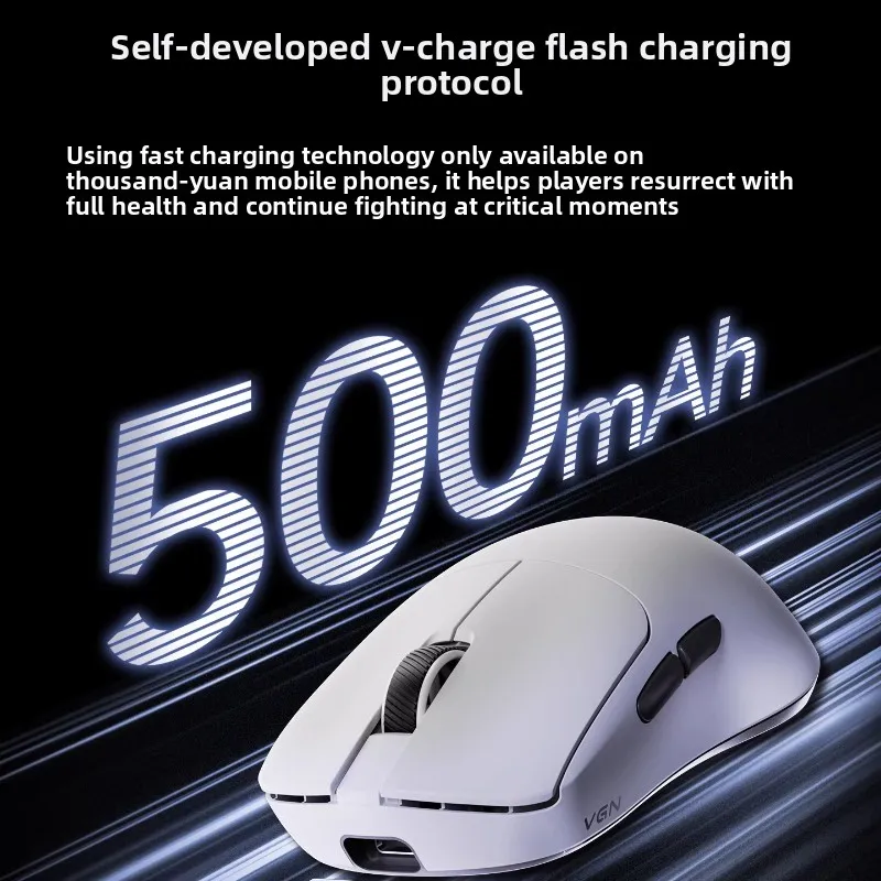 

VGN Flying Dragon Y2Pro Bluetooth Wireless Mouse Tri-mode Double 8k Lightweight Design Ergonomic PAW3395 E-sports Gaming Mouse