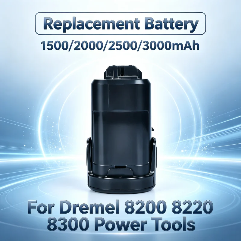 10.8V/12V 1500mAh Replacement Battery for Dremel 8200 8220 8300 Power Tools Compatible with B812-01 02 2000/2500/3000mAh Battery