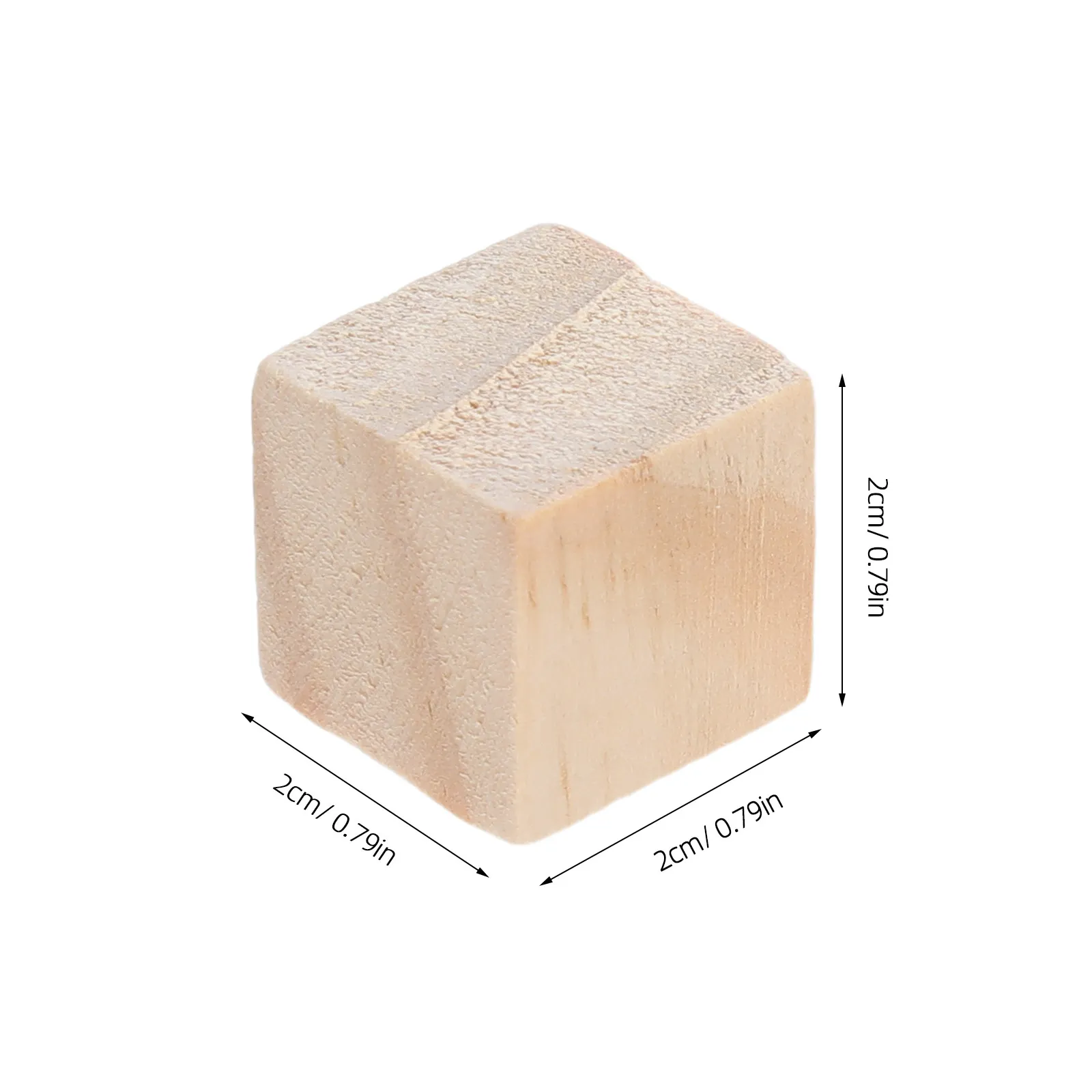 240 Pezzi Blocchi di Legno per Bambini, Cubi Quadrati in Pino Naturale Non Trattato per Lavoretti Fai-da-Te, Pittura, Impilamento, Educazione in Classe