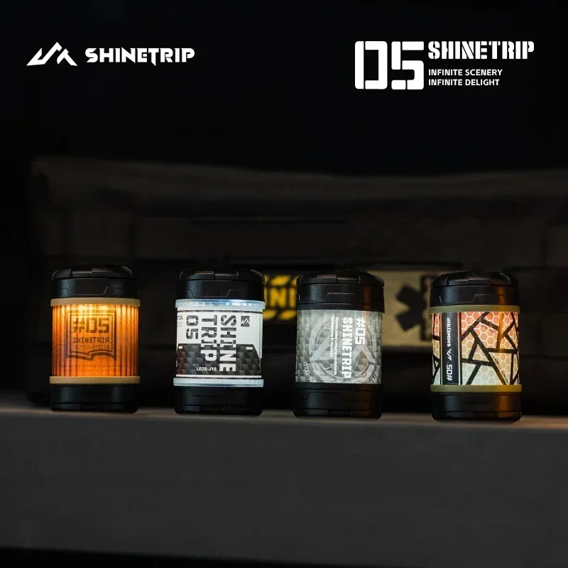 Seasonal Clearance ShineTrip USB Rechargeable Camping Light, 1000mAh Unlimited Dimming Rotatable Multi-functional DIY Light