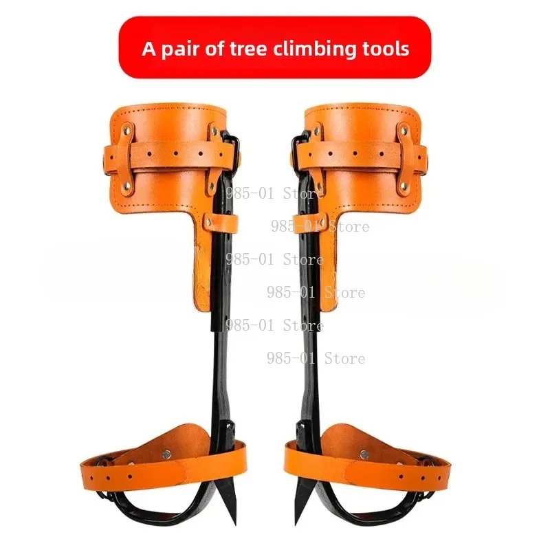 Tree Climbing Pruning Gear Heavy Duty Climbing Claws Set Adjustable Shoulder Seat Belt