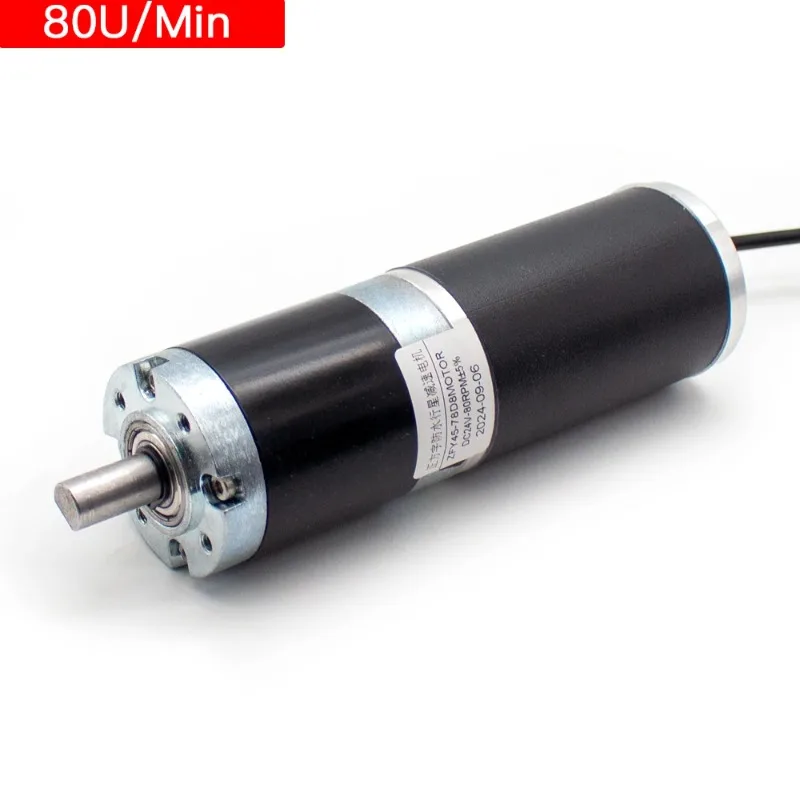 IP68 Waterproof 45 Planet Motor Dustproof Underwater DC 24V Motor 10-2150RPM Speed Adjustable Gear Motor 60W