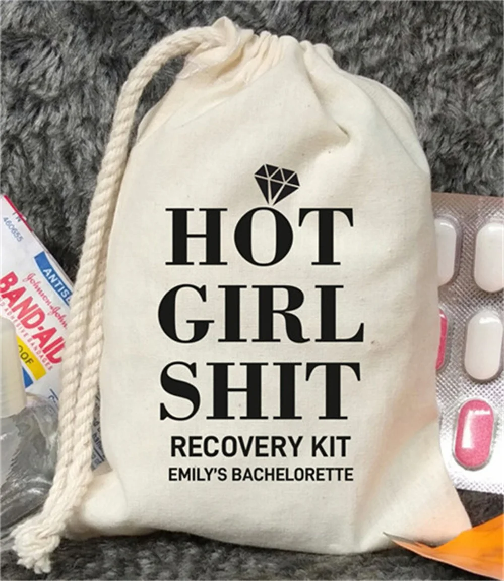 

20pcs Hot Girl Shit Recovery Kit - Ladies Bachelorette Party Favors - Vegas Bachelorette Party - Hangover kit - Las Vegas Hangov