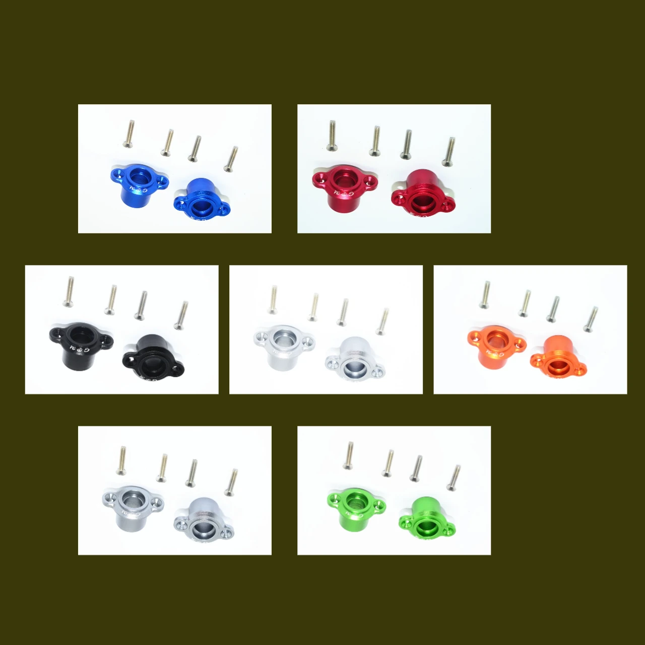 Adaptery tylnej osi aluminiowe GPM do LOSI 1/6 Super Baja Rey LOS252071