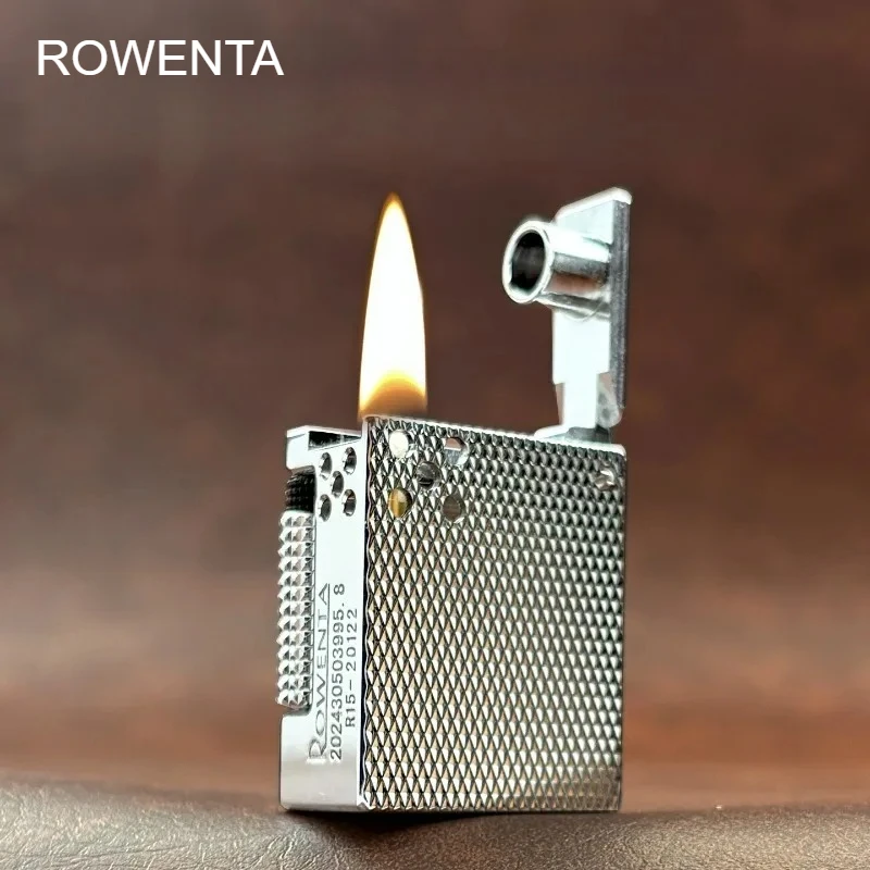 2026 new Authentic Good Luck ROWENTA-R15 Side Slip Loud Paris Ding Bullet Press Shot fuel Lighter Smoking Accessories