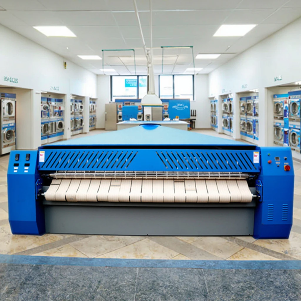 Prezzo di fabbrica Attrezzatura per la pulizia commerciale Macchina da stiro per panni da bucato Macchina da stiro pieghevole completamente automatica Macchina a rulli