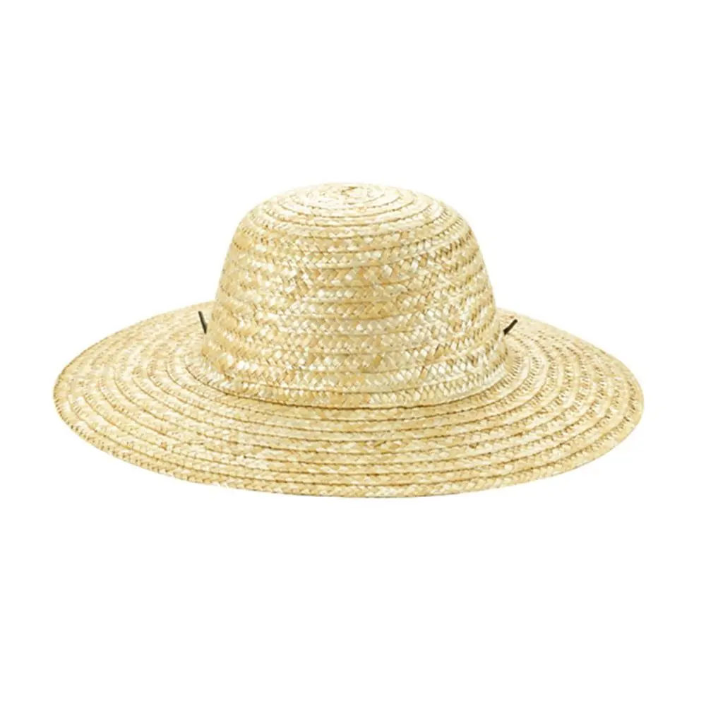 Lässiger, atmungsaktiver Strohhut mit breiter Krempe, Sonnenschutz, verstellbarer Sonnenhut für Damen und Herren