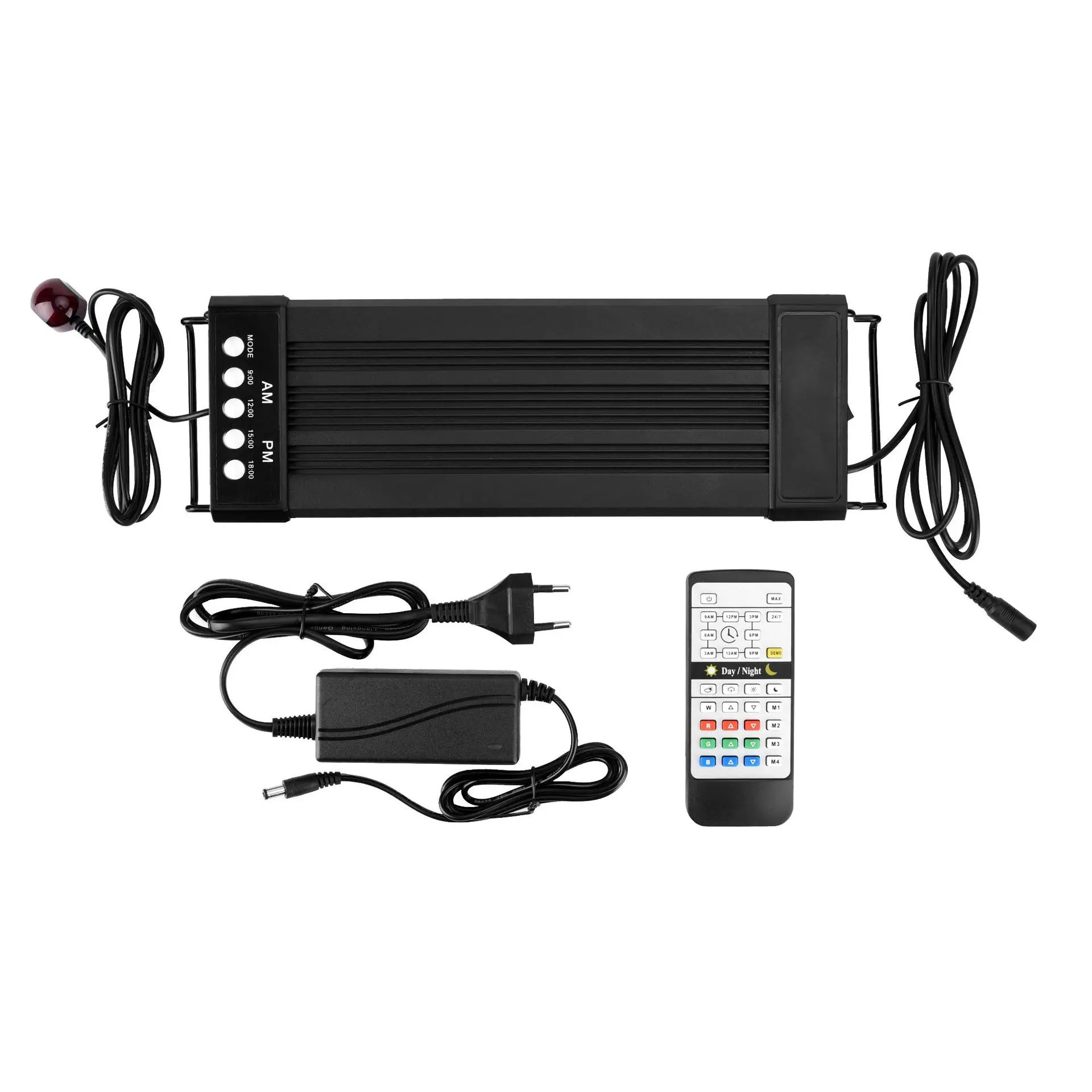 Aquarium LED Light Full Spectrum Plant Coral Reef Remote Clip-on Bracket Light for Fresh Saltwater Tank