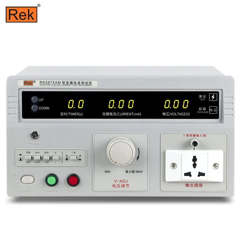 

Merrick RK2675WM Passive Leakage Current Tester 2675WT Three-phase Low Voltage Current Detector Digital Display