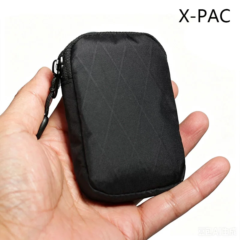 Mini EDC Pouch Storage Pocket Wallet Dyneema/X-Pac Coin Purse Utility EDC Pouch Organizer for Cards, Keys, Coins & Essentials