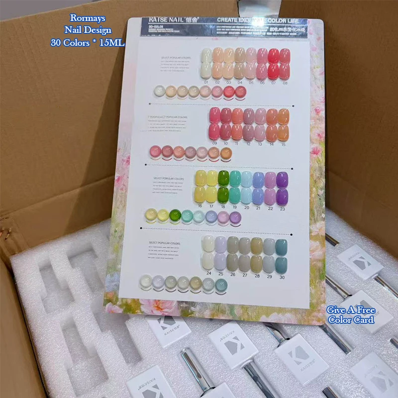 30 Colors Ice Translucent Jelly Gel Polish Set Candy Macaron Morandi UV LED Soak Off Nail Gel Varnish Manicure Nail Art Kit