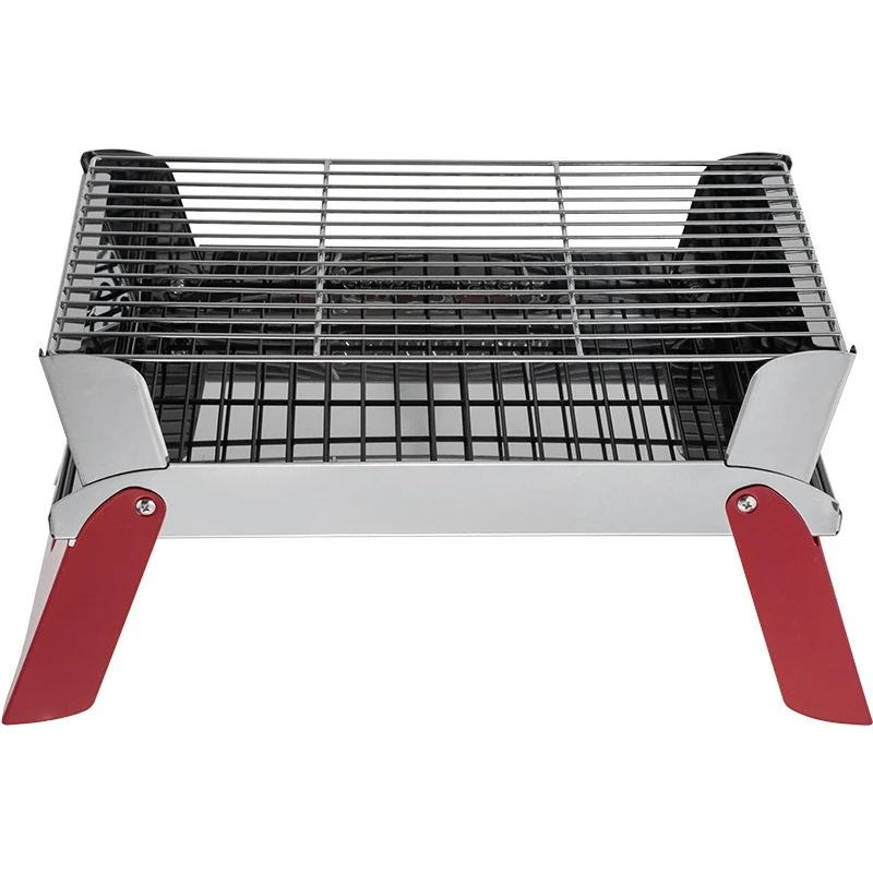 BBQ BBQ Tools Household Table Shaped Stainless Steel Folding BBQ