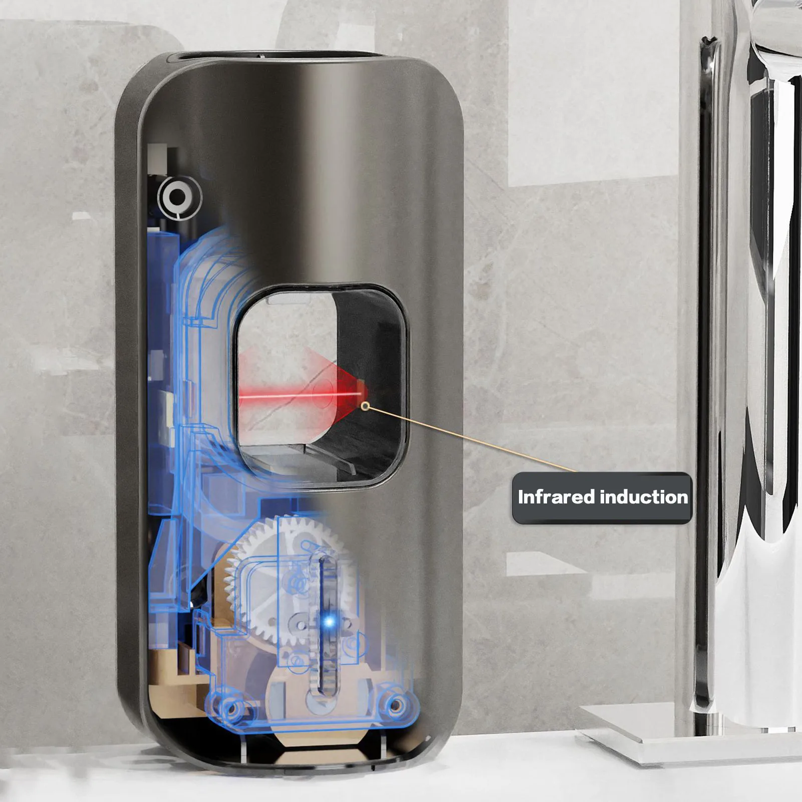 Automatic Toothpaste Holder Smart Automatic Toothpaste Dispenser Infrared Induction For Family Washroom Bathroom Supplies