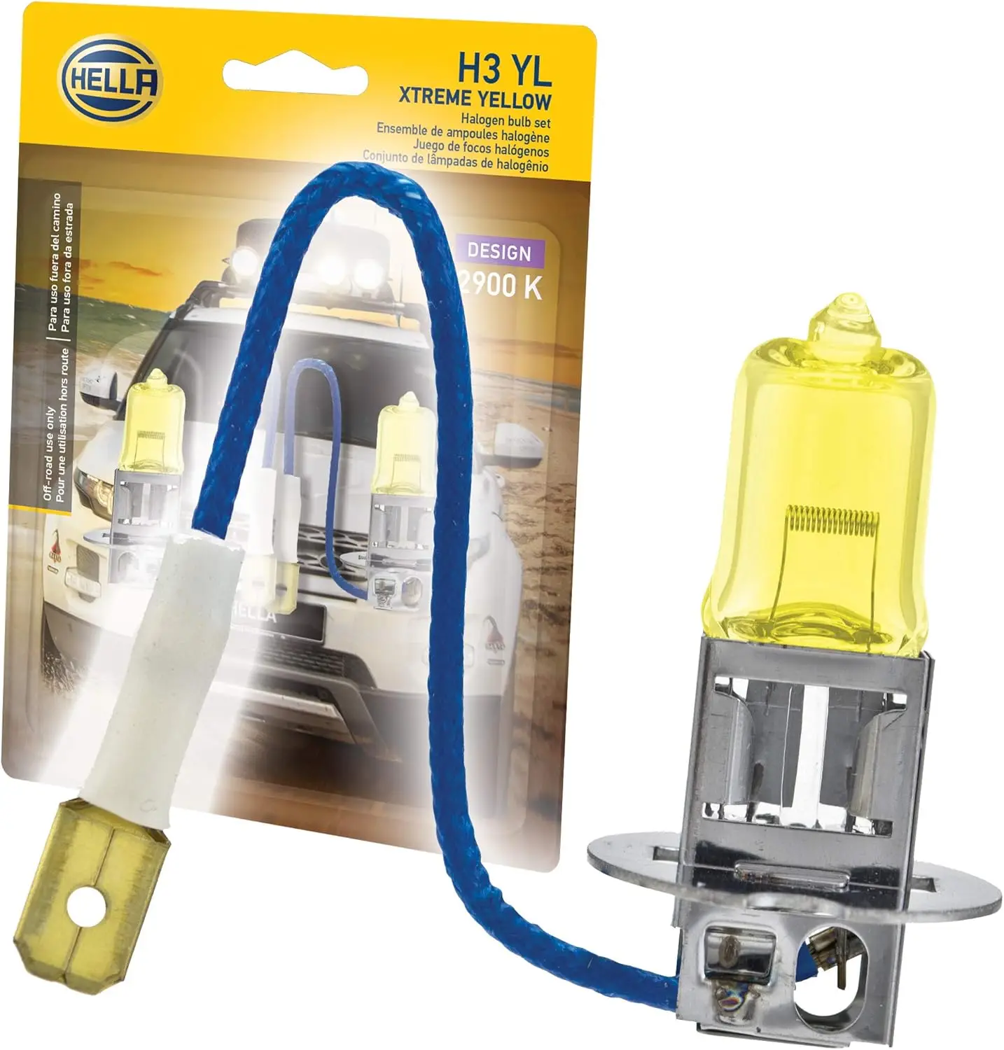 

Лампа 12V 55W Twin Blister Xtreme Yellow, 2 шт. - Улучшенная видимость для автомобилей