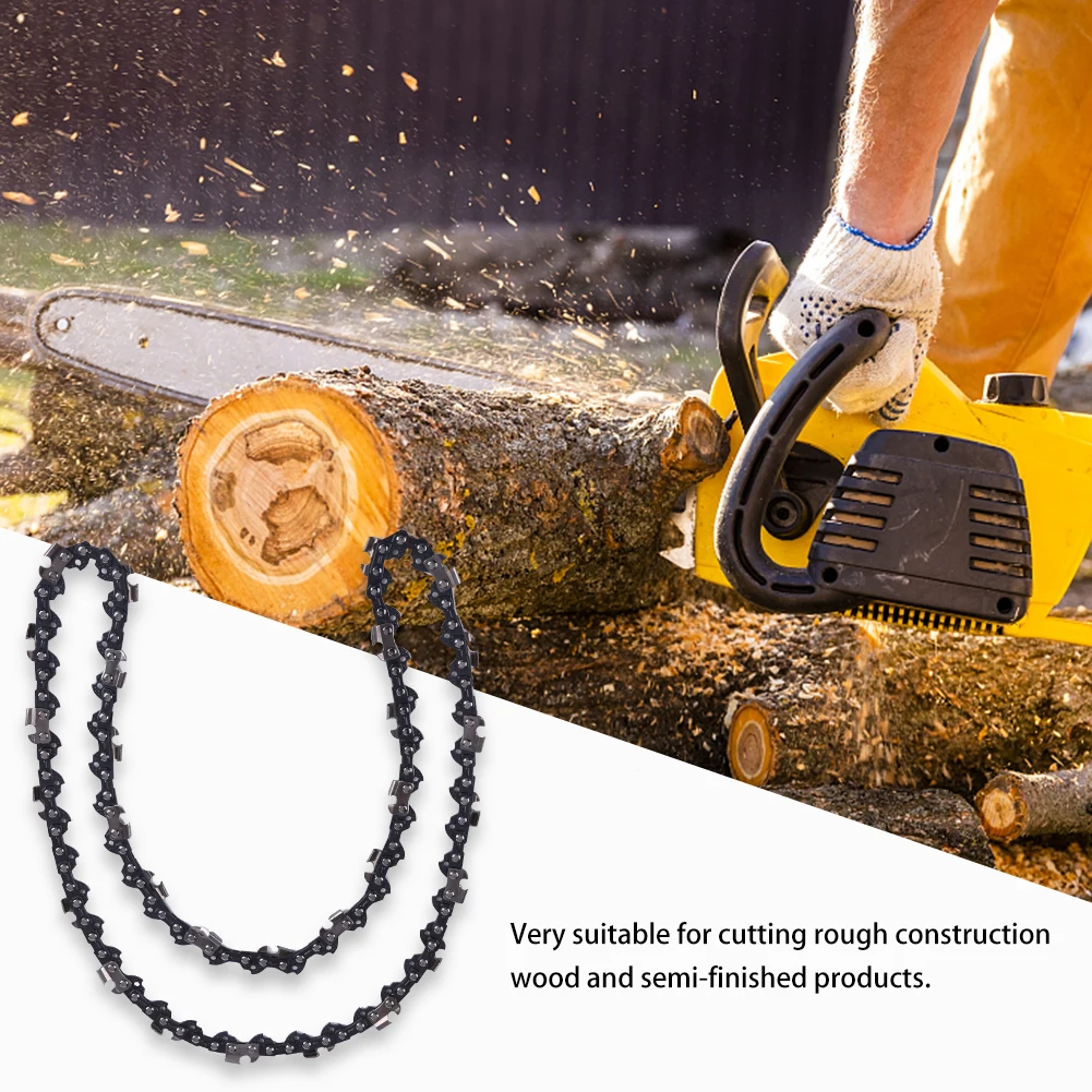 12 Inch Steel Chain Saw Chains Electric Chainsaws Accessory Replacement 45 Drive Links 3/8inch Pitch Electric Chainsaw Chains