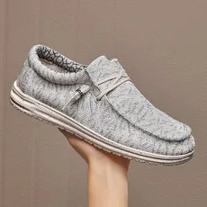 

New Men Casual Loafers Fashionable Ethnic Style Casual Running Shoes Comfortable, Lightweight and Breathable Men's Canvas Shoes