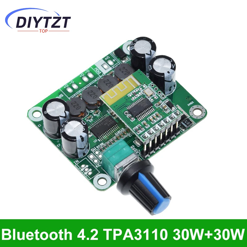 Bluetooth 4,2 TPA3110 15 W 30 W X 2 Dual Kanal Digital Stereo Audio Power Verstärker Bord Modul Auto für USB Tragbare Speake