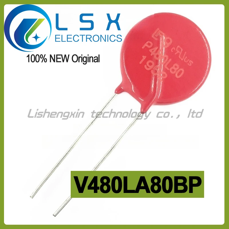 10pcs V480LA80BP P480L80 varistor 480V 6500A 550pF 20MM  New and Original