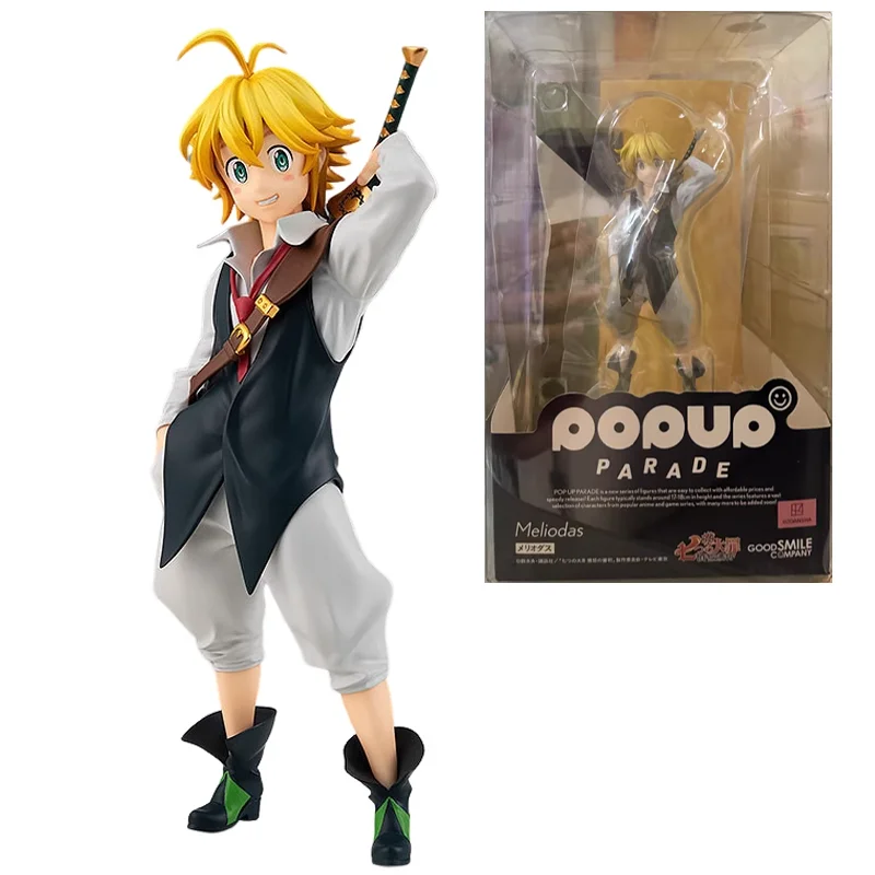 

GSC Original POP UP PARADEMeliodas Anime Action Figure Toys For Boys Girls Kids Children Birthday Gifts Collectible Ornaments