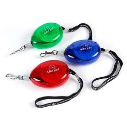 Translucent Pocket Dog Leash Pet Accessories 2.5m Automatic Extending Nylon Mini Walking Leash Pet Supplies for Cats Puppy