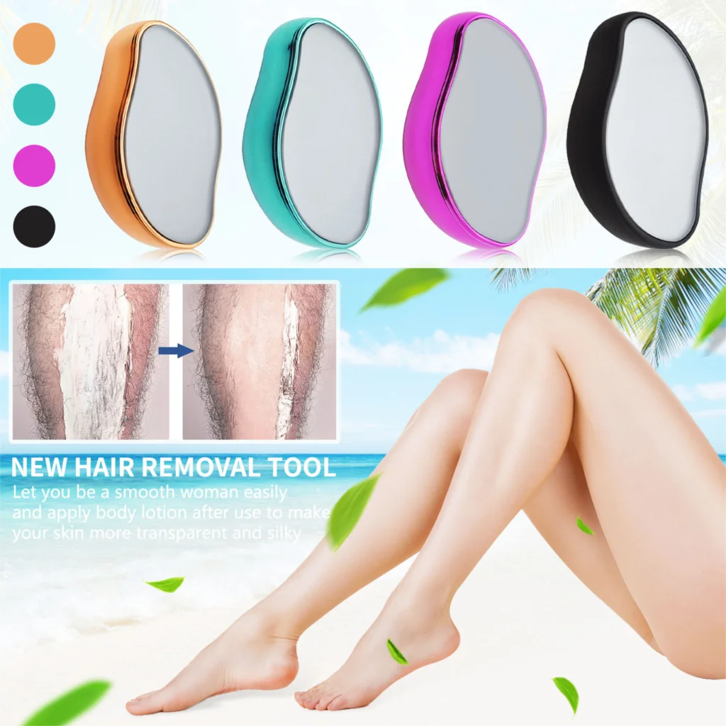 Crystal Hair Eraser Physical Painless Easy Cleaning Reusable Hair Remover Body Beauty Depilation Makeup Brushes Epilators