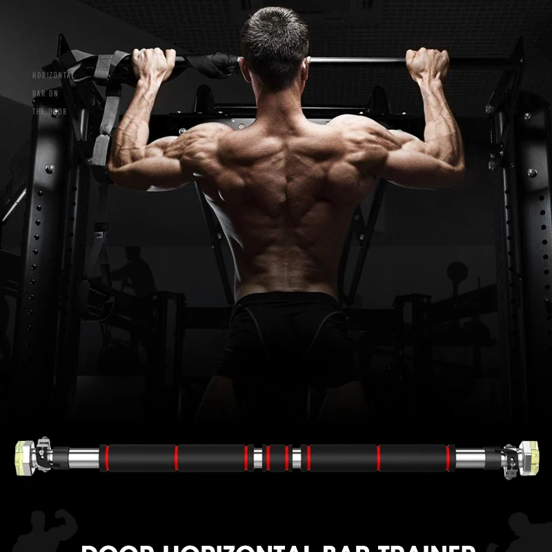 Heavy Duty Gym Steel Horizontal Pull-Up Bar Adjustable Wall Mount Chin up Parallel Bars for Home Fitness Use view 5