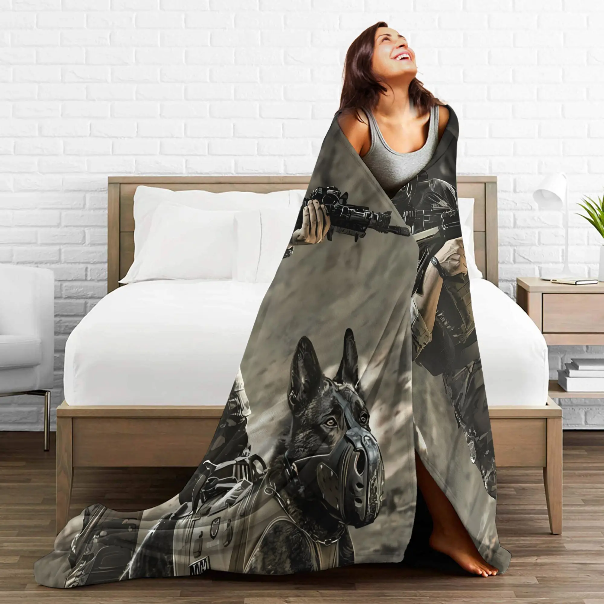 ساحة المعركة 6 بطانية قطيفة صبي فتاة لعبة اطلاق النار 2042 الفانيلا رمي بطانية لغرفة المعيشة الدافئة لينة المفرش هدية #4