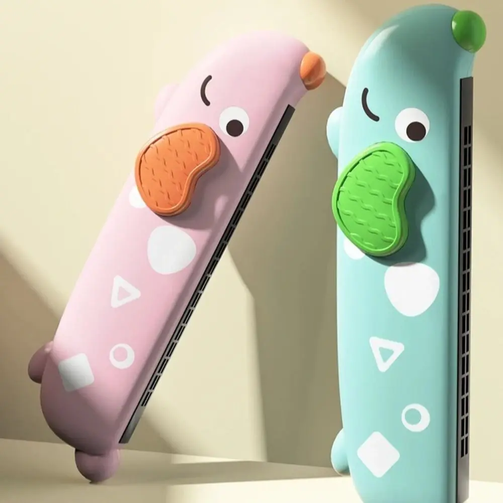 Safety Play Musical 16 Hole Harmonica Early Educational Learning Music Double Row Harmonica Dog Animal Puppy Instrument Gift