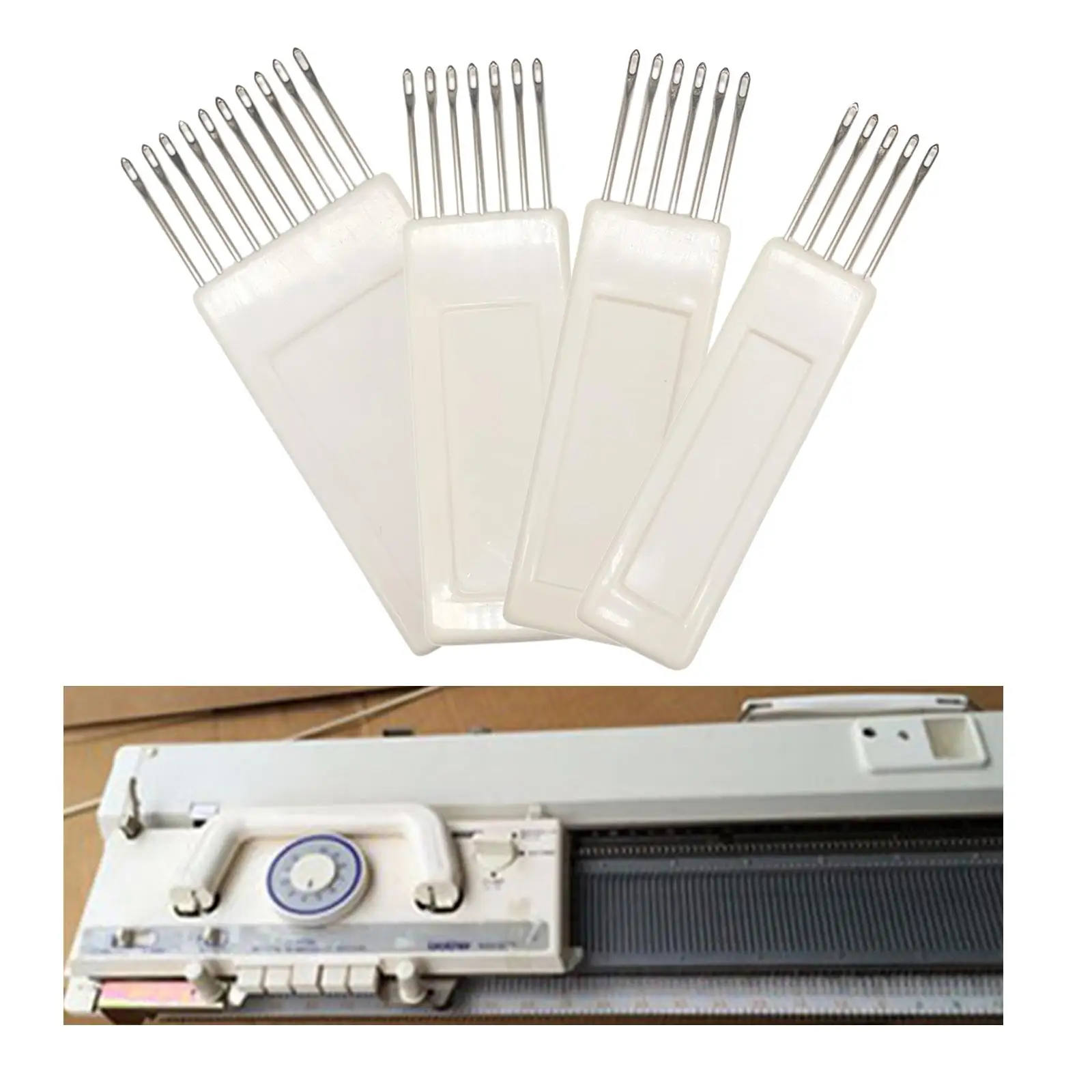 Sewing Tools 4Pcs Knitting Machine Transfer Comb 5/6/7/10 Needles for Brother KH-860 868 850 871 881 940 970 Sewing Accessories