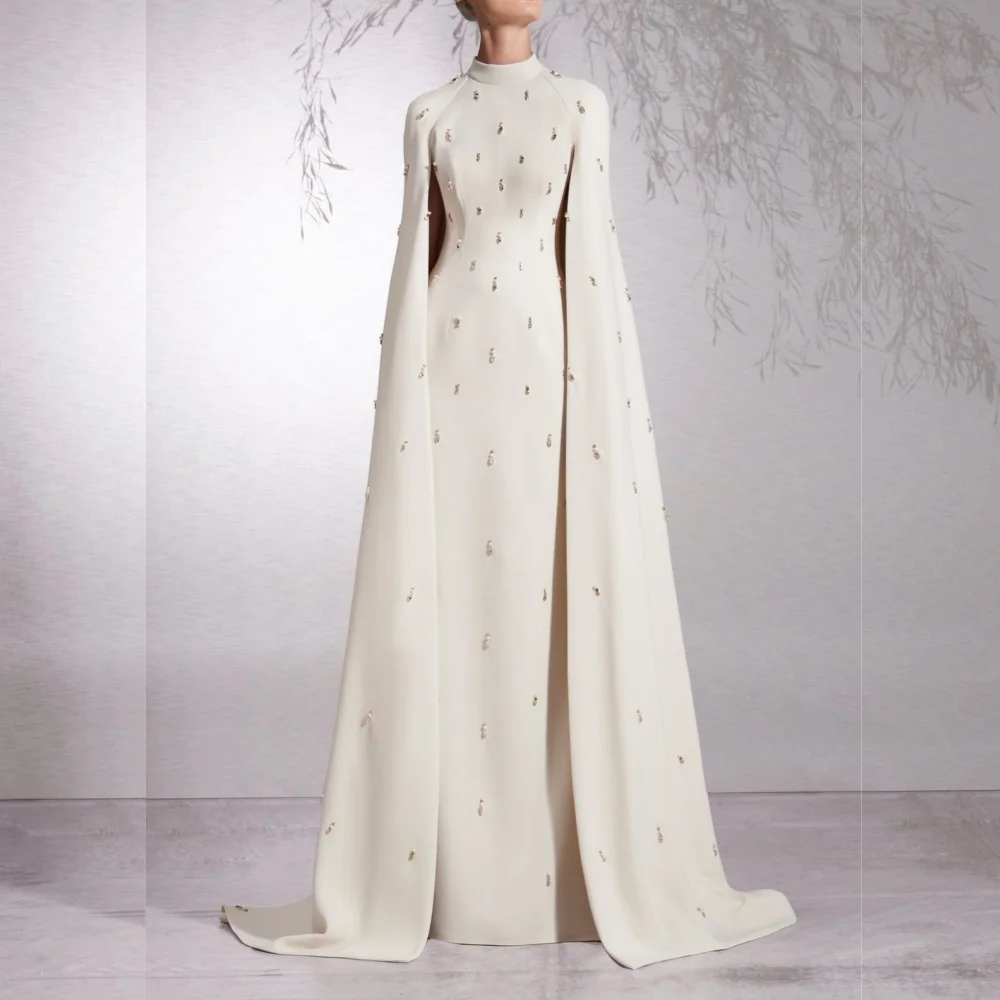 

Customized High Quality Glitter Evening Dress Long Shawl Saudi Arabian Floor-length Bespoke Occasion Formal Elegant Party Gown